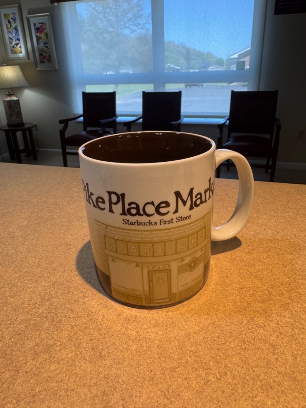 Ceramic coffee mug 'Pike Place Market Collector Series' by Starbucks